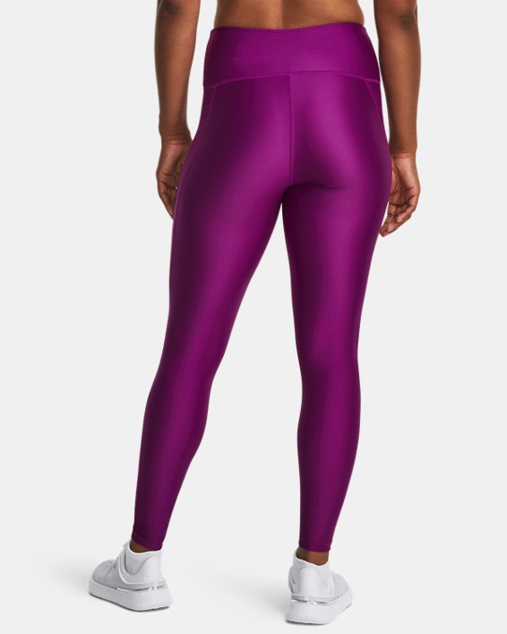 Women's HeatGear® No-Slip Waistband Full-Length Leggings, Purple, pdpMainDesktop image number 1